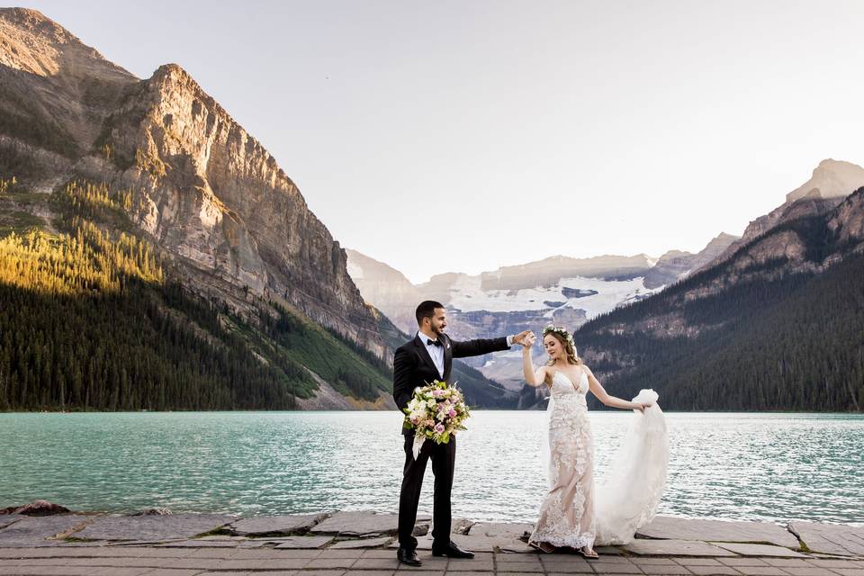 Lake Louise Summer Wedding