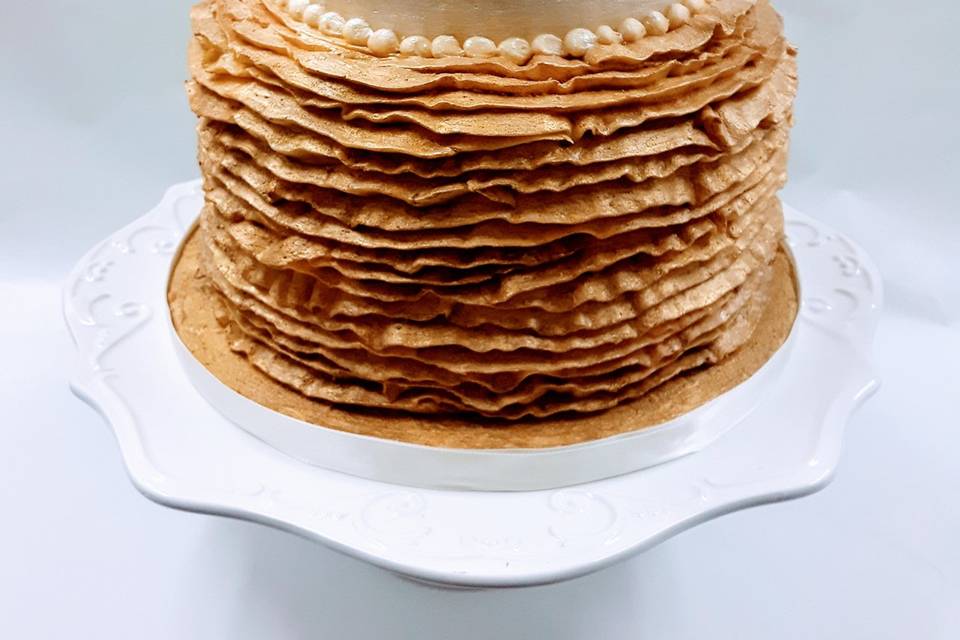 Single tier I DO cake