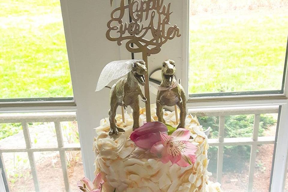 Bride's & Groom's cakes