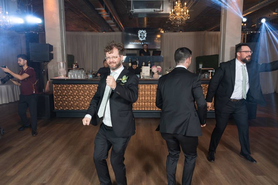 Groomsmen entrance