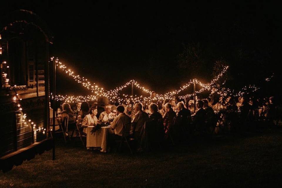 Rustic barn reception