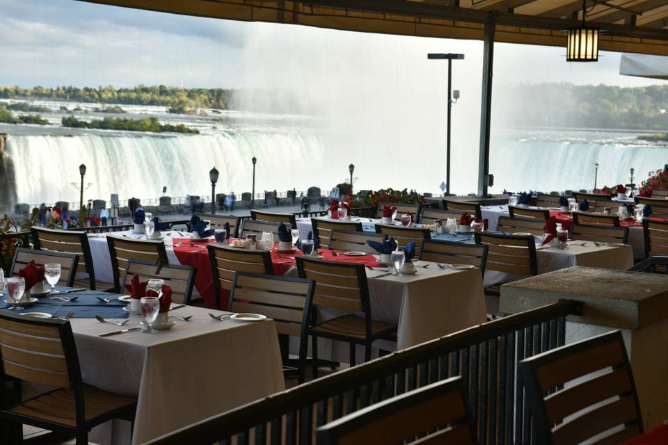 Dinner by the Falls