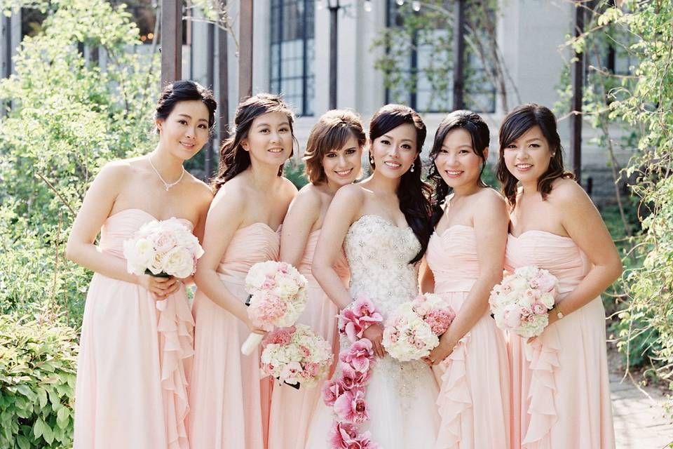 Bridal/ bridal party@ Satine