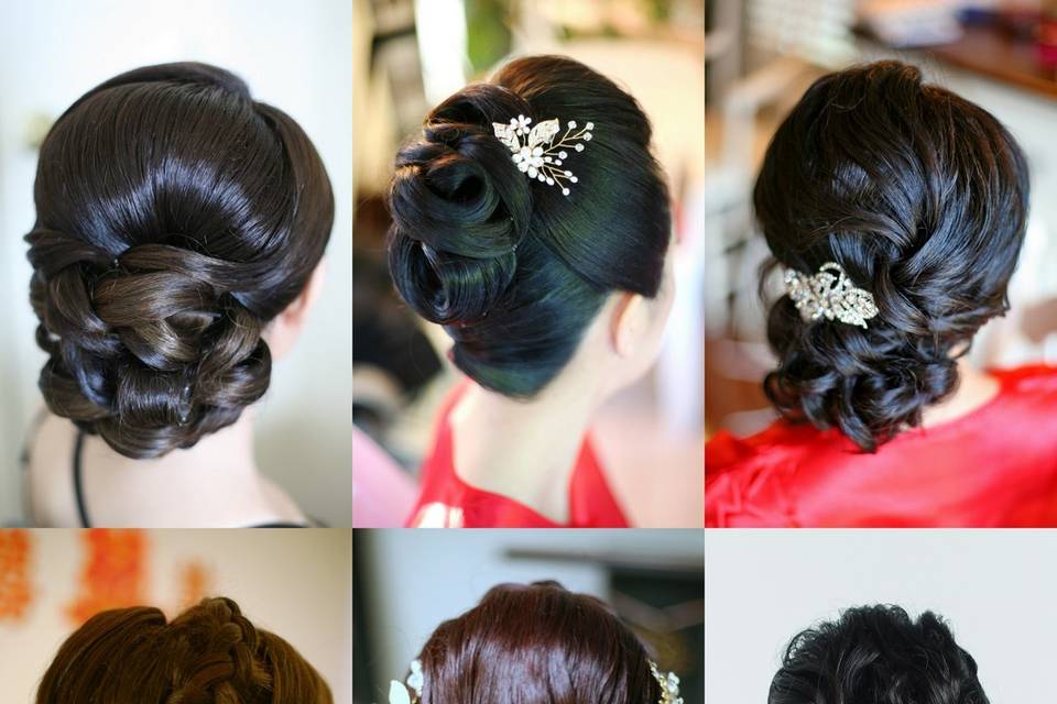 Bridal hairs @ Satine