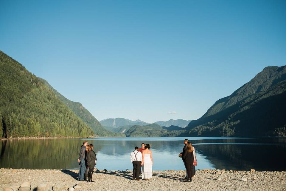 Vancouver elopement ceremony