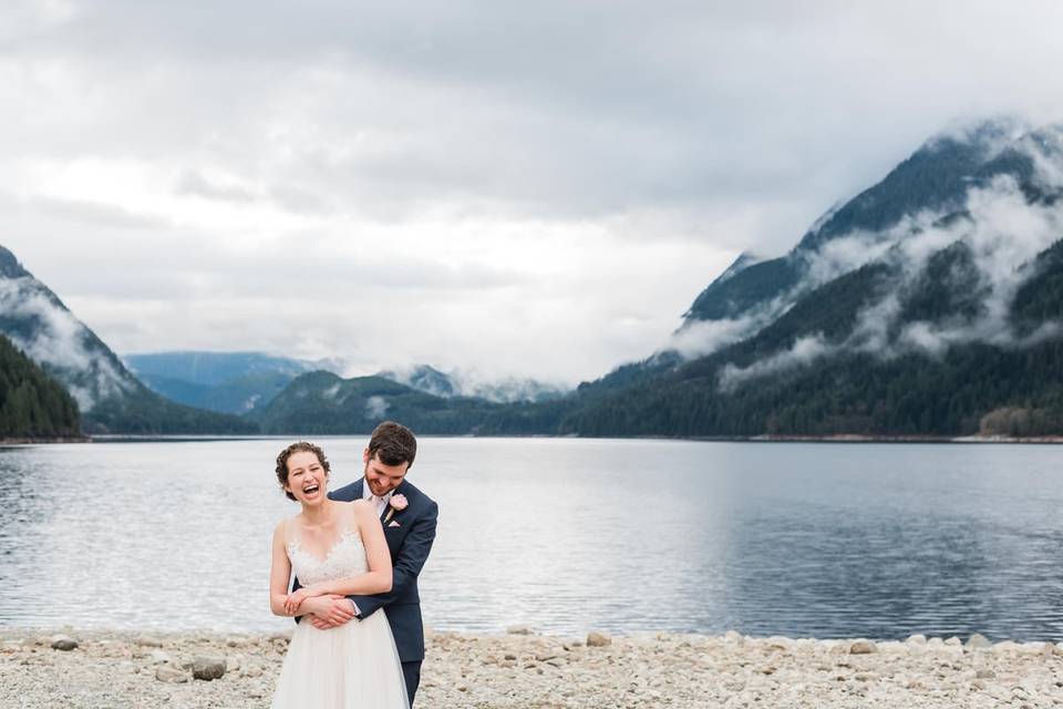 Bride and groom Vancouver