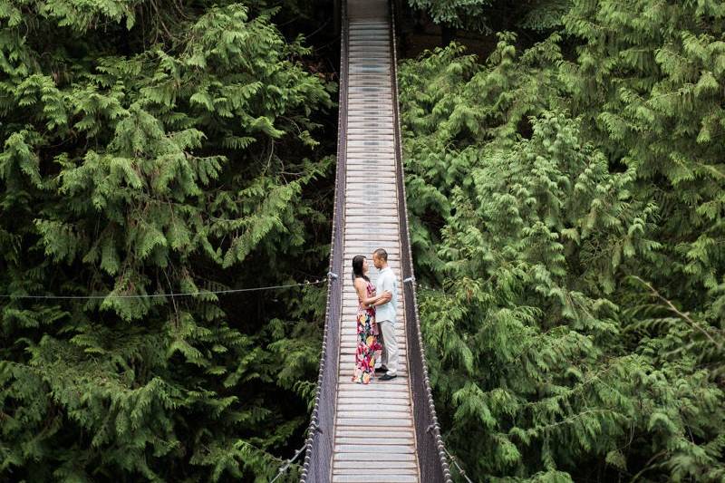 Suspension bridge engagement