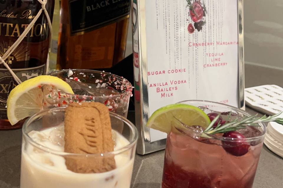 Holiday inspired cocktails