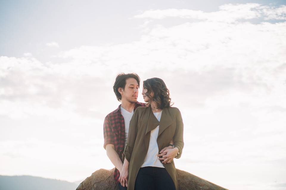 Engagement shoot in Vancouver