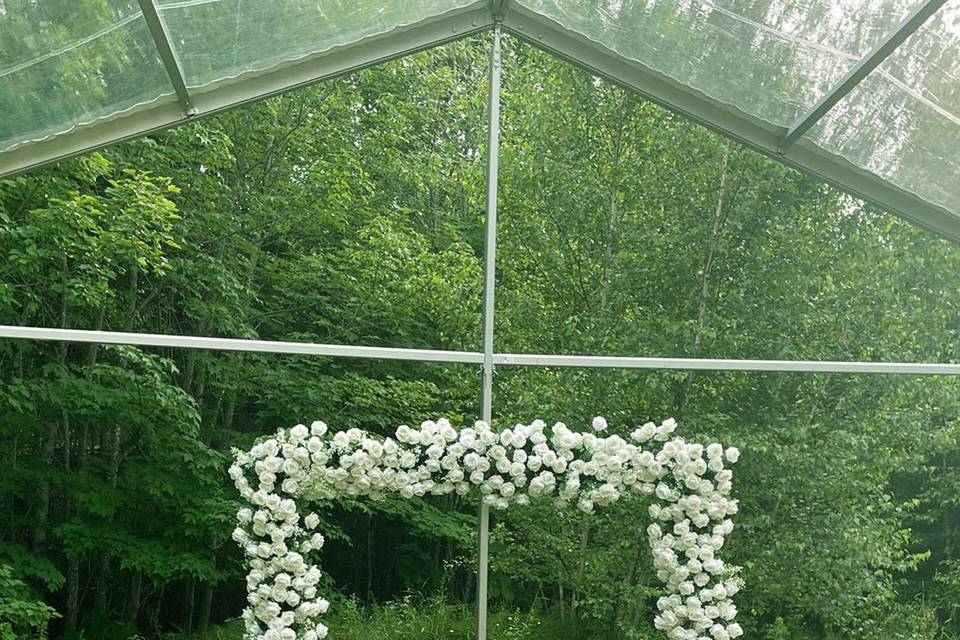 Rectangle arbour