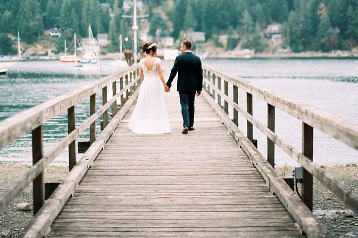 North Vancouver bride and groom