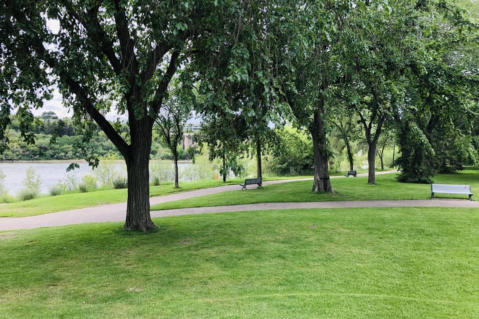 Riverbank in Saskatoon