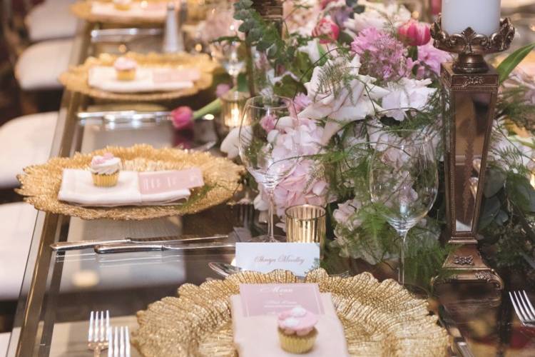 Blush & Gold Reception