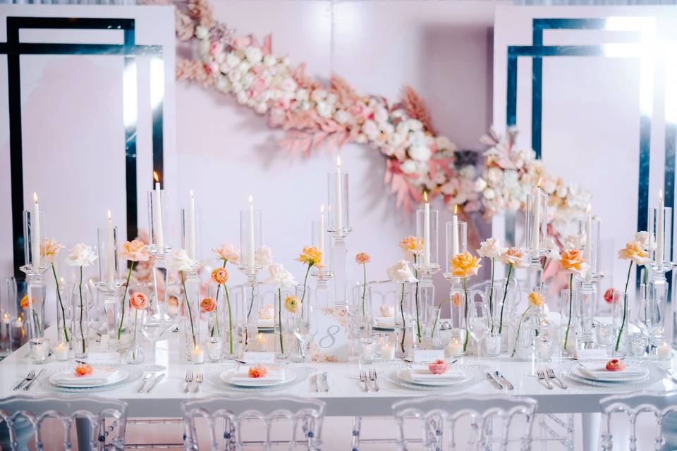 Pastel Pinks Reception