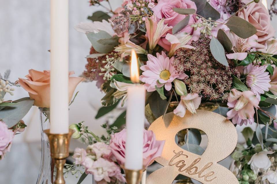 Mauve Magic Styled Shoot