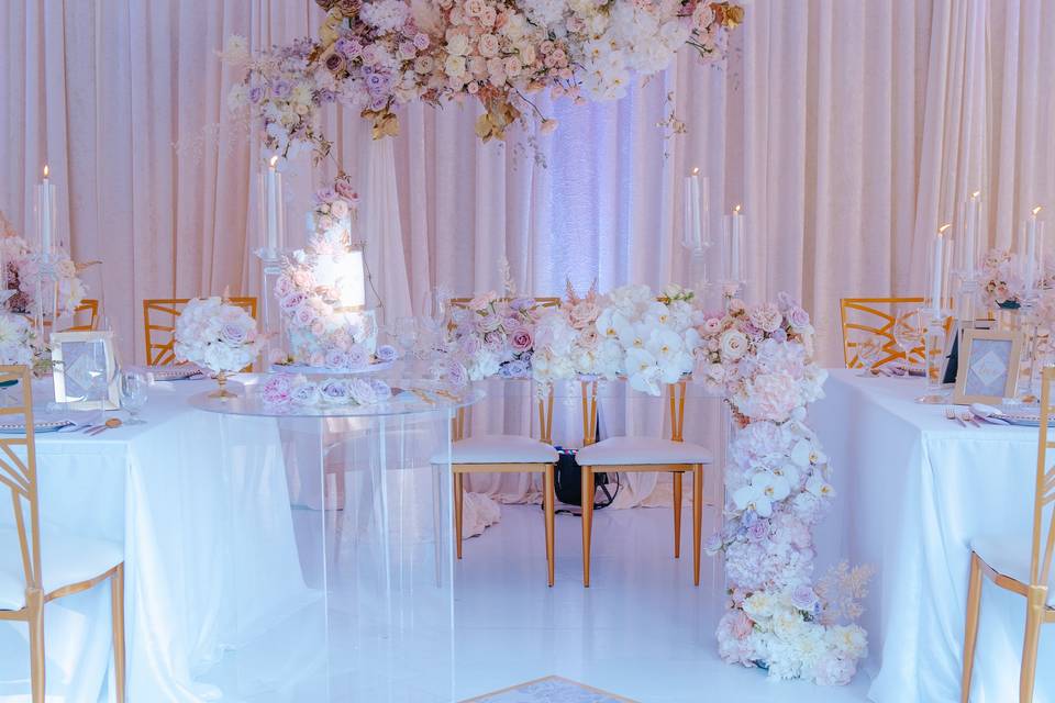 Purple Pastels Reception