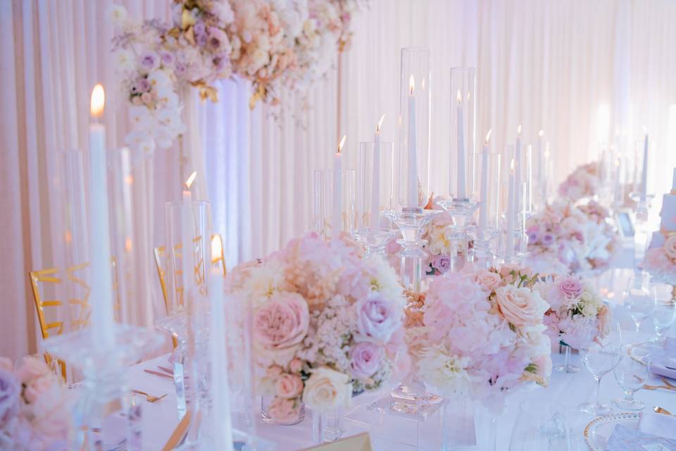 Purple Pastels Reception