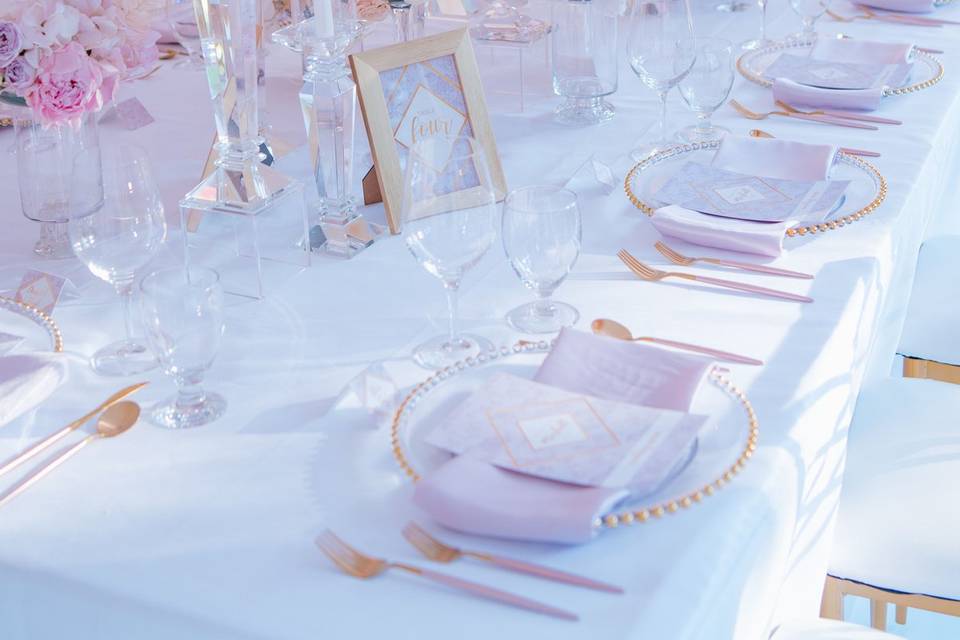 Purple Pastels Reception