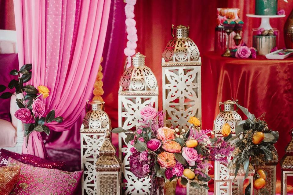 Stylish & Colorful Sangeet