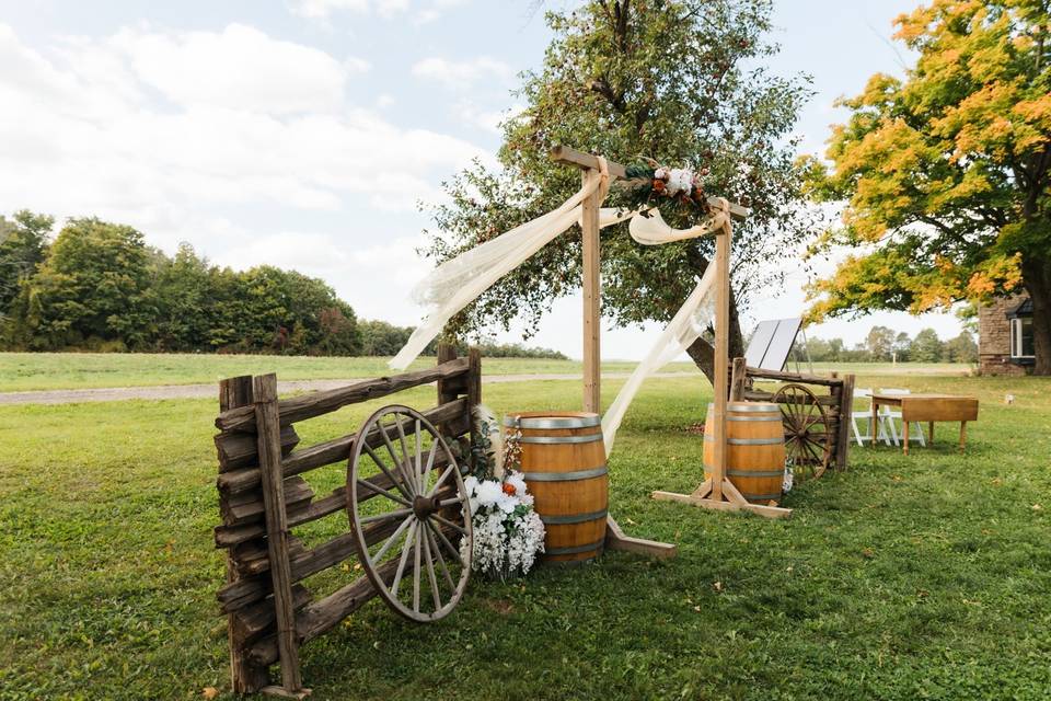 Country wedding