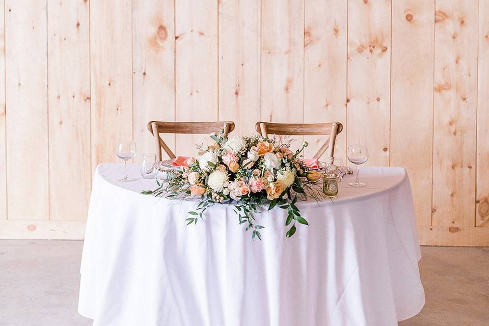 Sweetheart Head Table