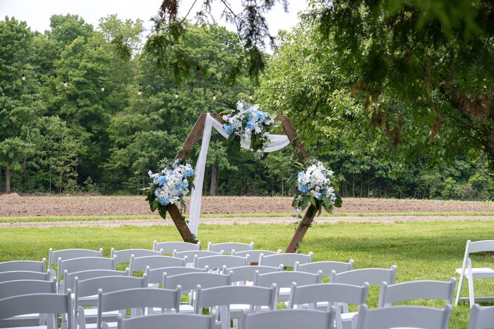 Ceremony sites outdoors