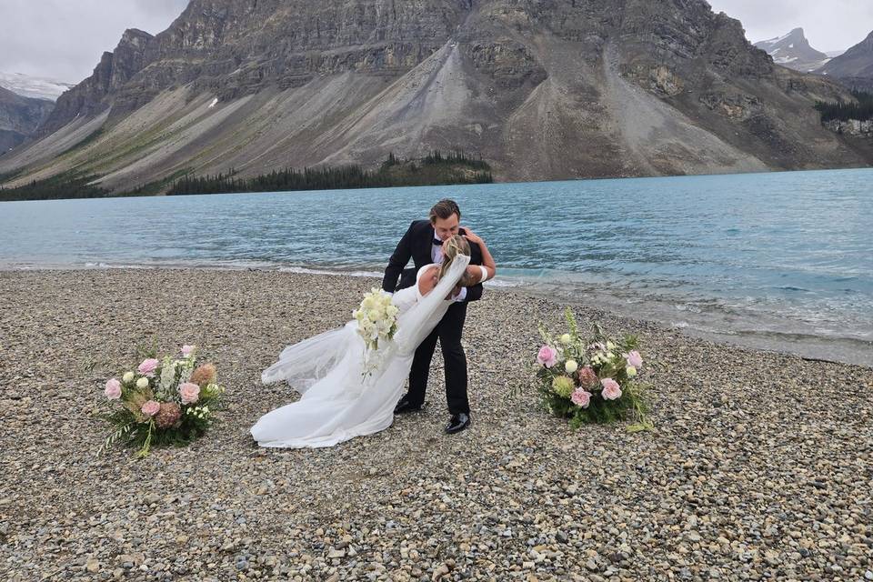 Bow Lake Boston Couple