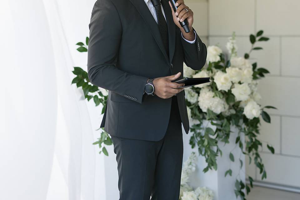 Officiant and Coach Brad