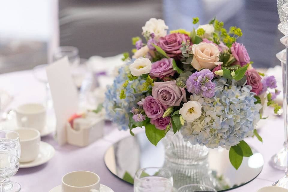 Floral Wedding Centrepiece