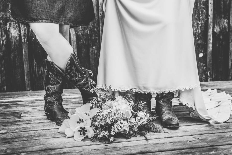 Cowboy Boots Wedding Footware