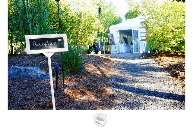 Marquee tent outside