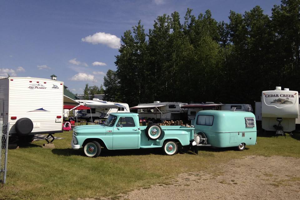 Camping included