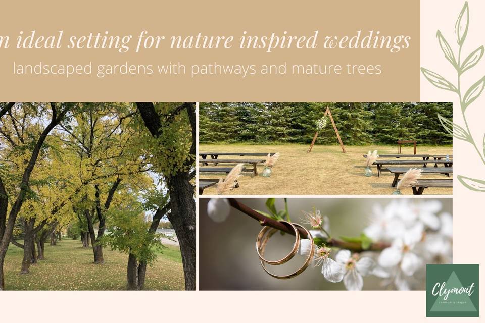 Nature inspired weddings