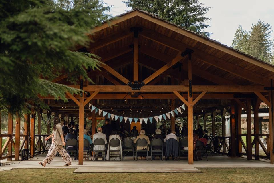 Indoor/Outdoor Wedding