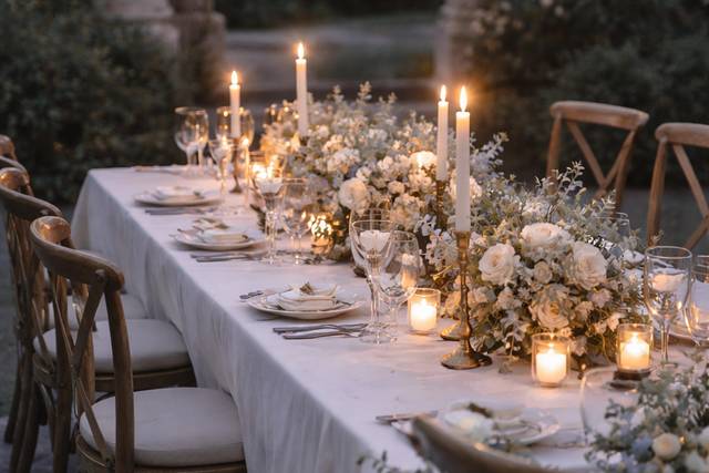 Romantic Candlelit Reception