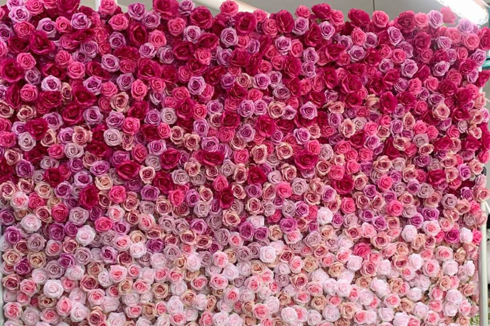 Flower Wall Backdrop