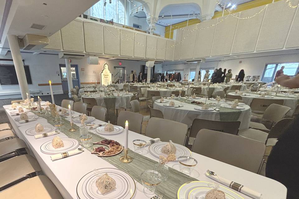 Mixed Table Set-up