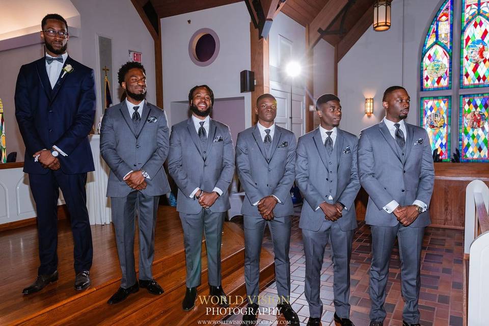 Groom's men