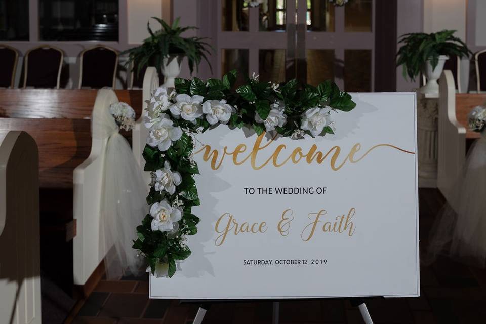 Entrance to church