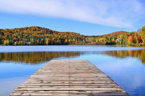 Beautiful view at the lake