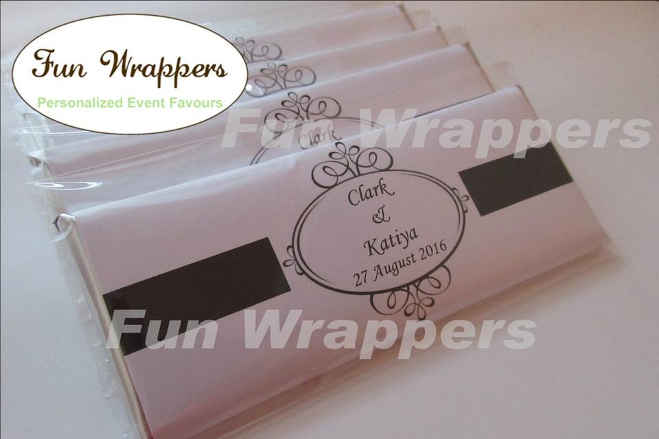 Fun Wrappers Personalized Event Favours