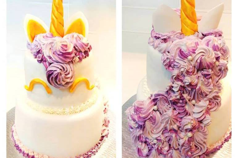 Unicorn Style Cake