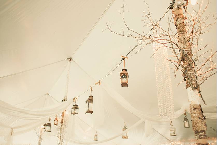 Draping & lanterns