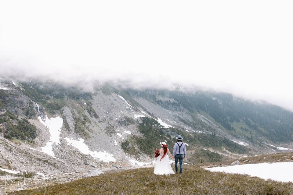 Mountain elopement