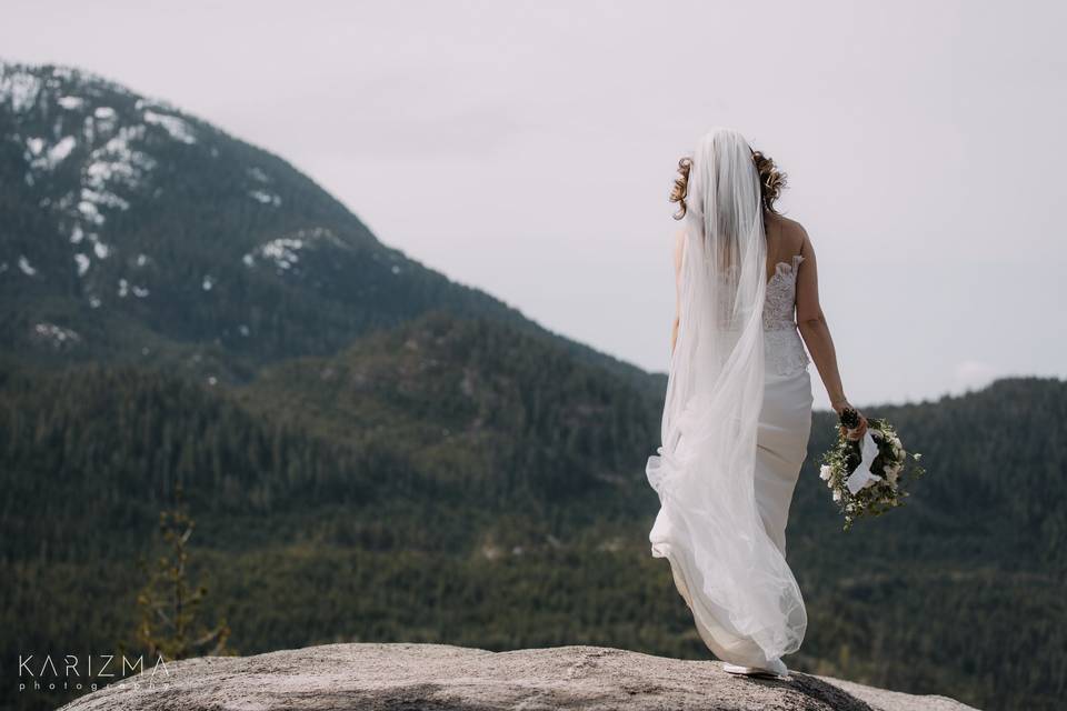 Mountain elopement