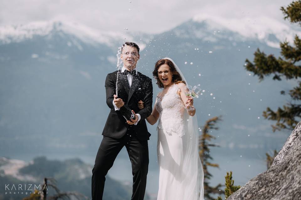 Mountain elopement