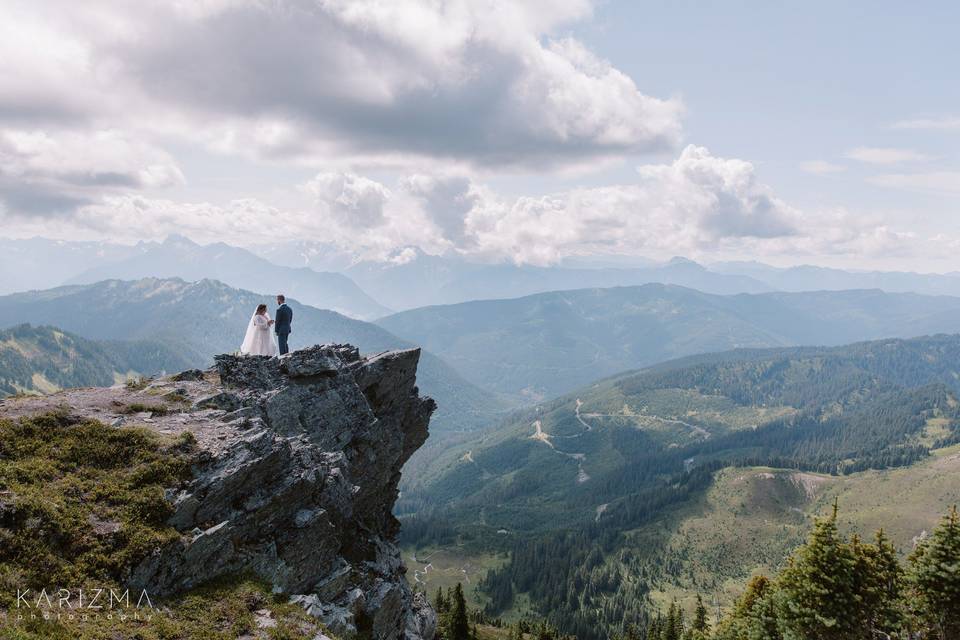 Mountain elopement