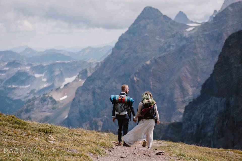 Mountain elopement