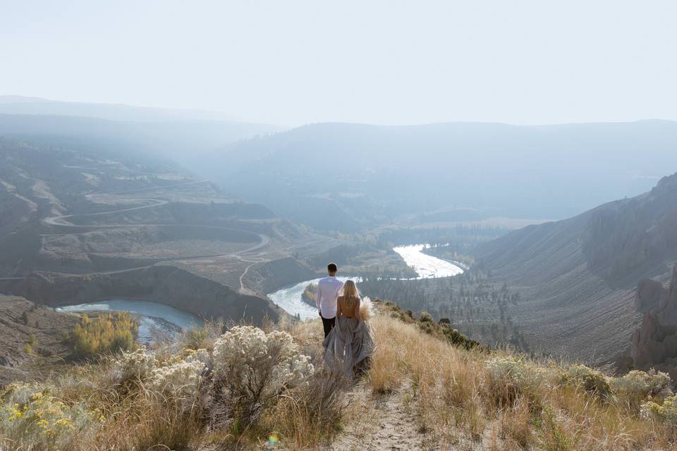 Sand dunes elopement