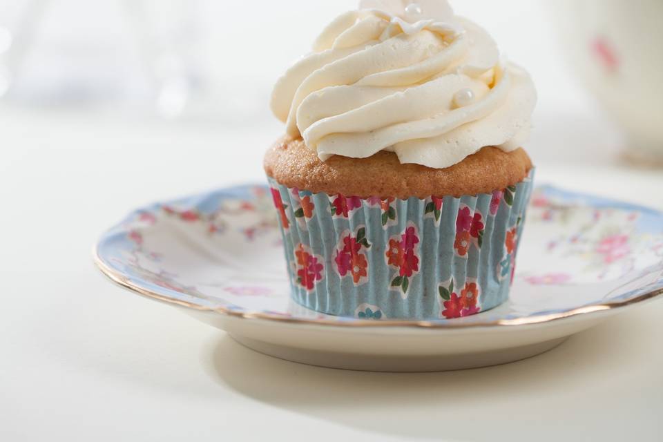 Vanilla bean cupcake